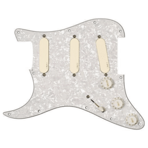 EMG PICKUPS DG20 DAVID GILMOUR PICKUPS & PICKGUARD IN IVORY, LEFT HANDED