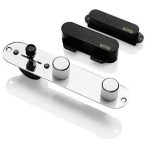 EMG PICKUPS T SYSTEM ACTIVE PICKUPS WITH CONTROL PLATE IN BLACK
